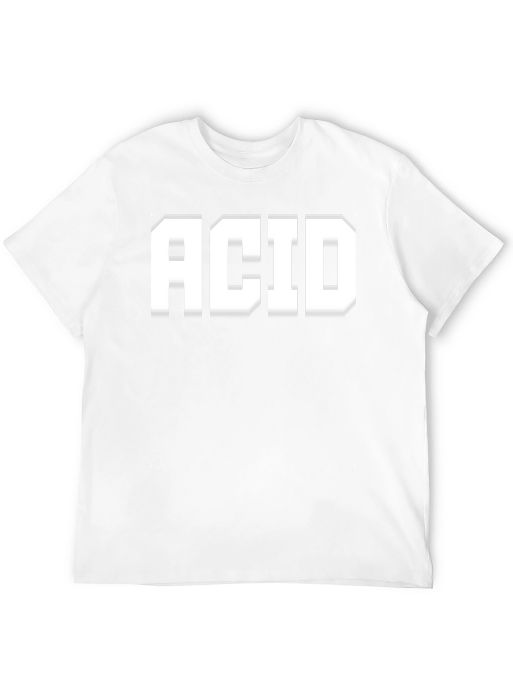 ACID Black Graphic Tee - Bold Statement T-Shirt