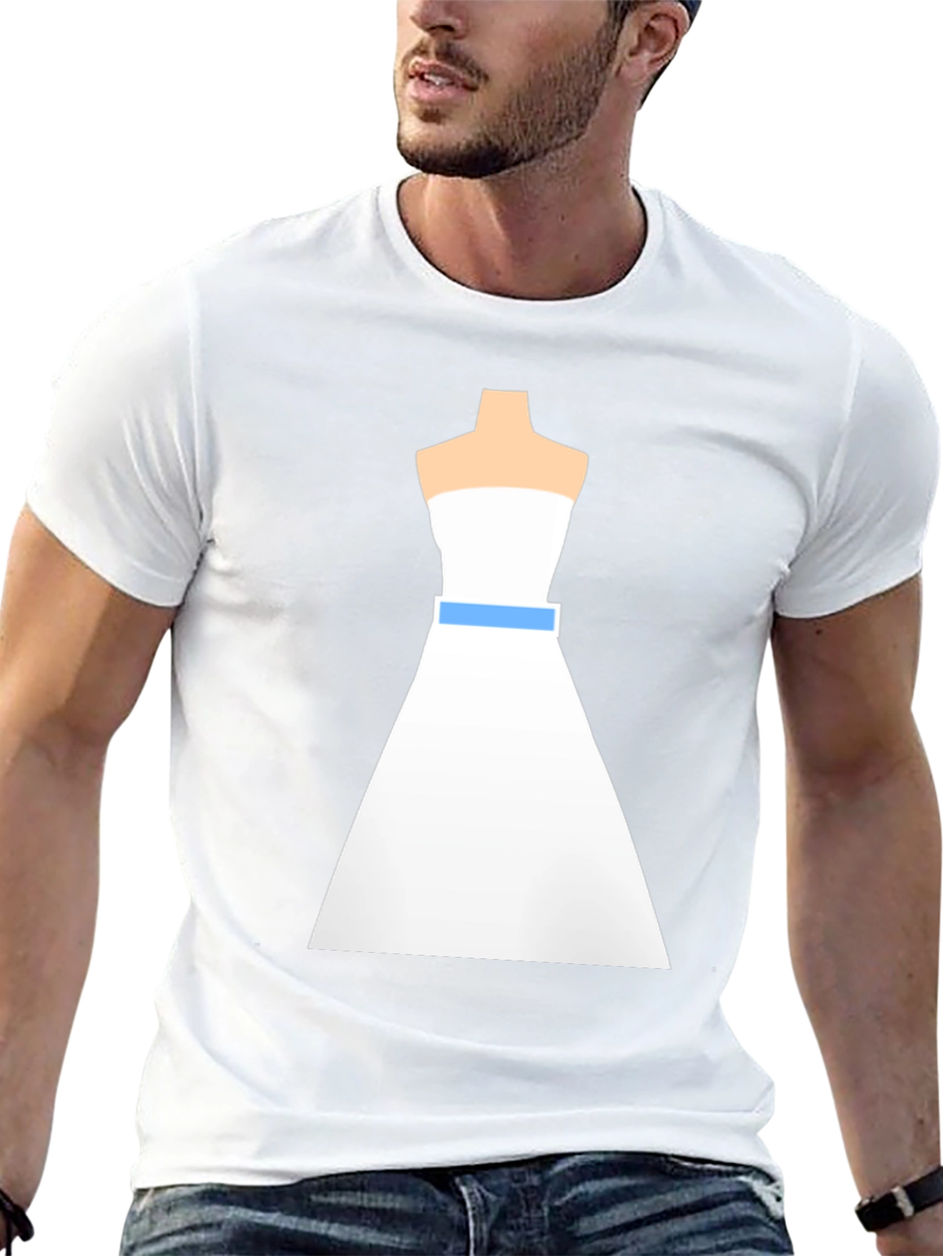 Bridal Dress Graphic Tee - Modern & Chic