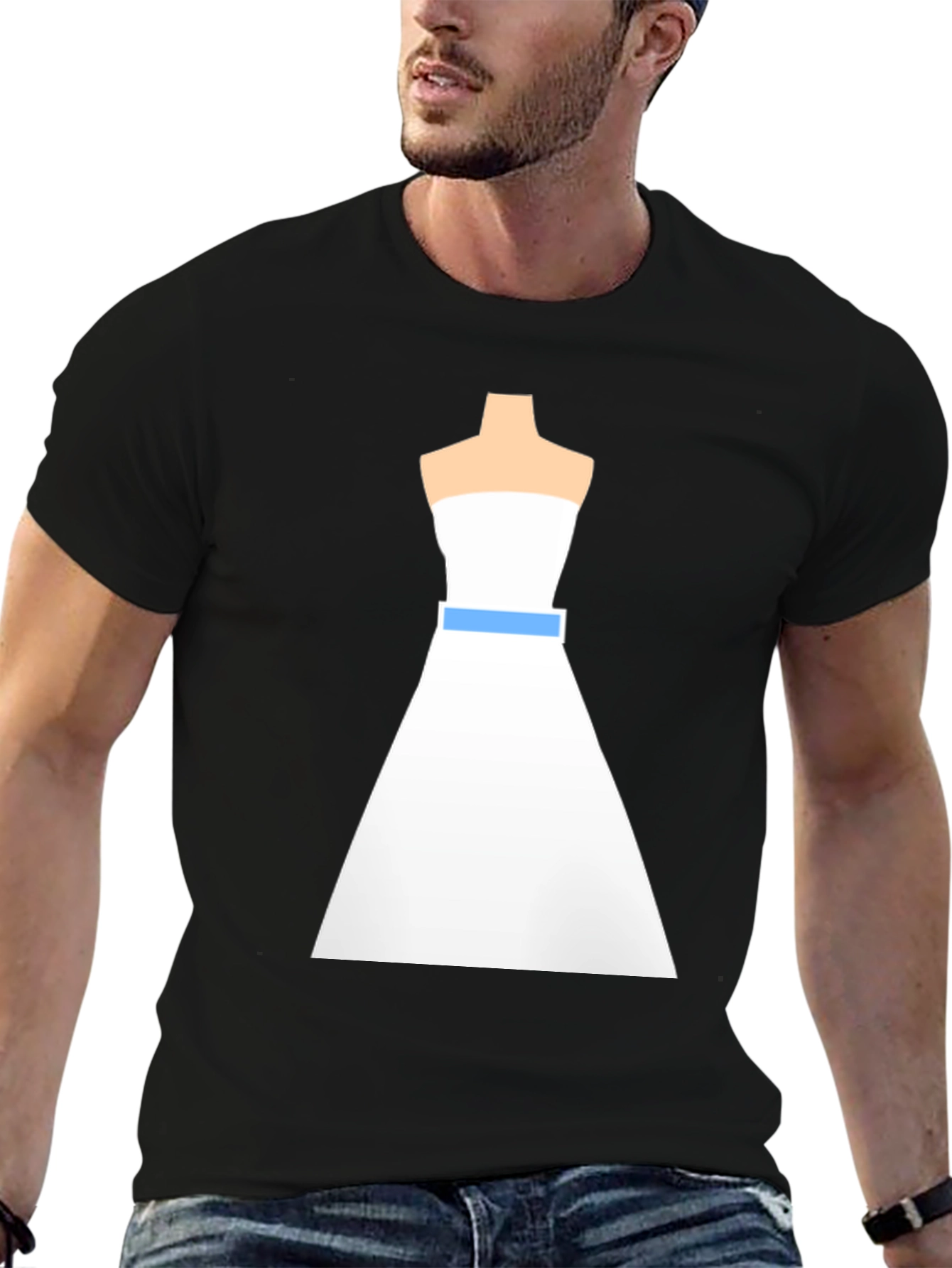 Bridal Dress Graphic Tee - Modern & Chic