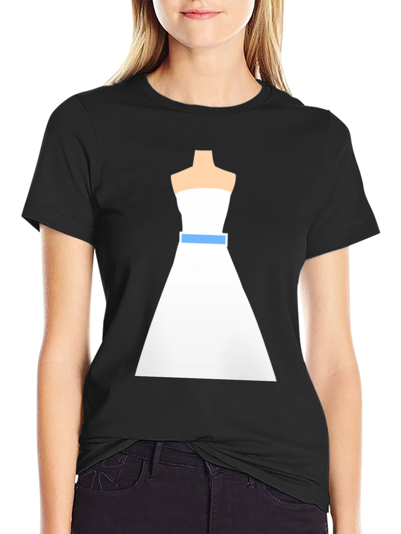 Bridal Dress Graphic Tee - Modern & Chic