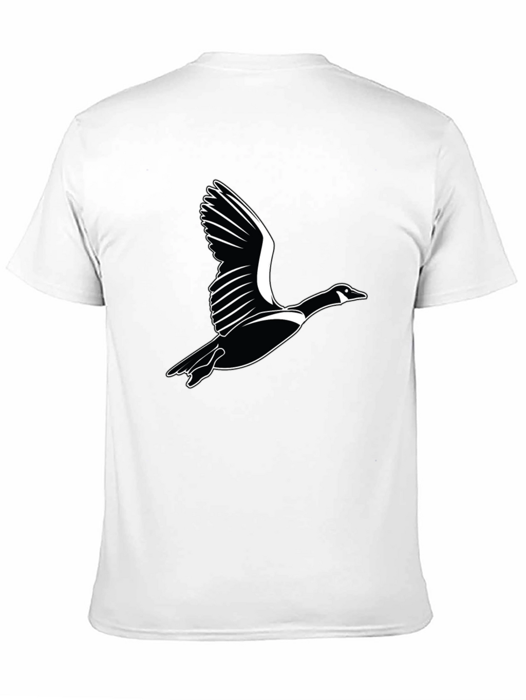 Flying Goose Graphic Black T-Shirt