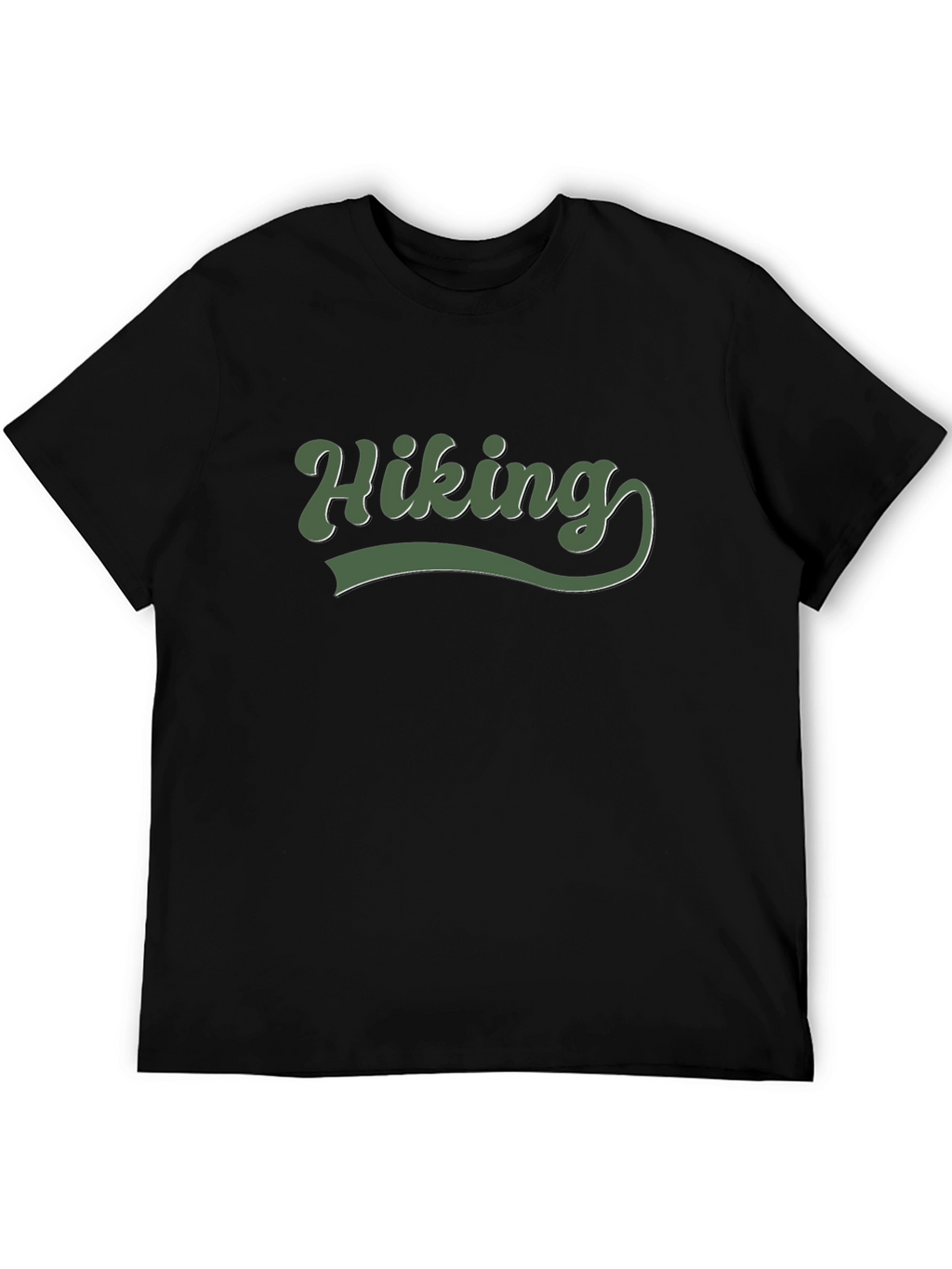 Hiking Adventure Tee - Black Soft Cotton