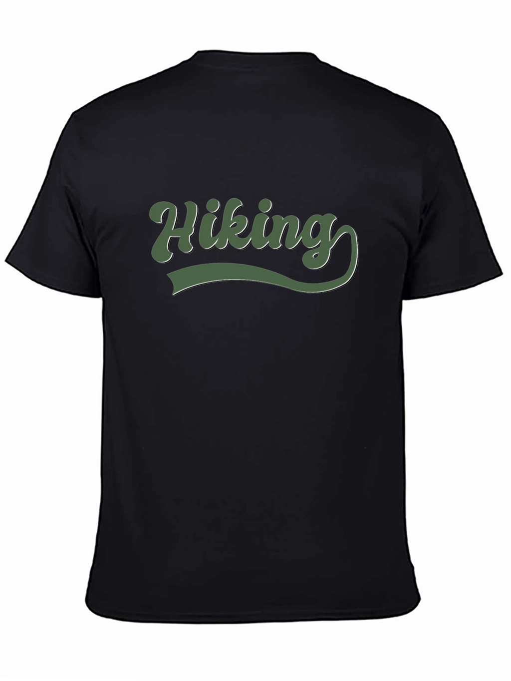 Hiking Adventure Tee - Black Soft Cotton