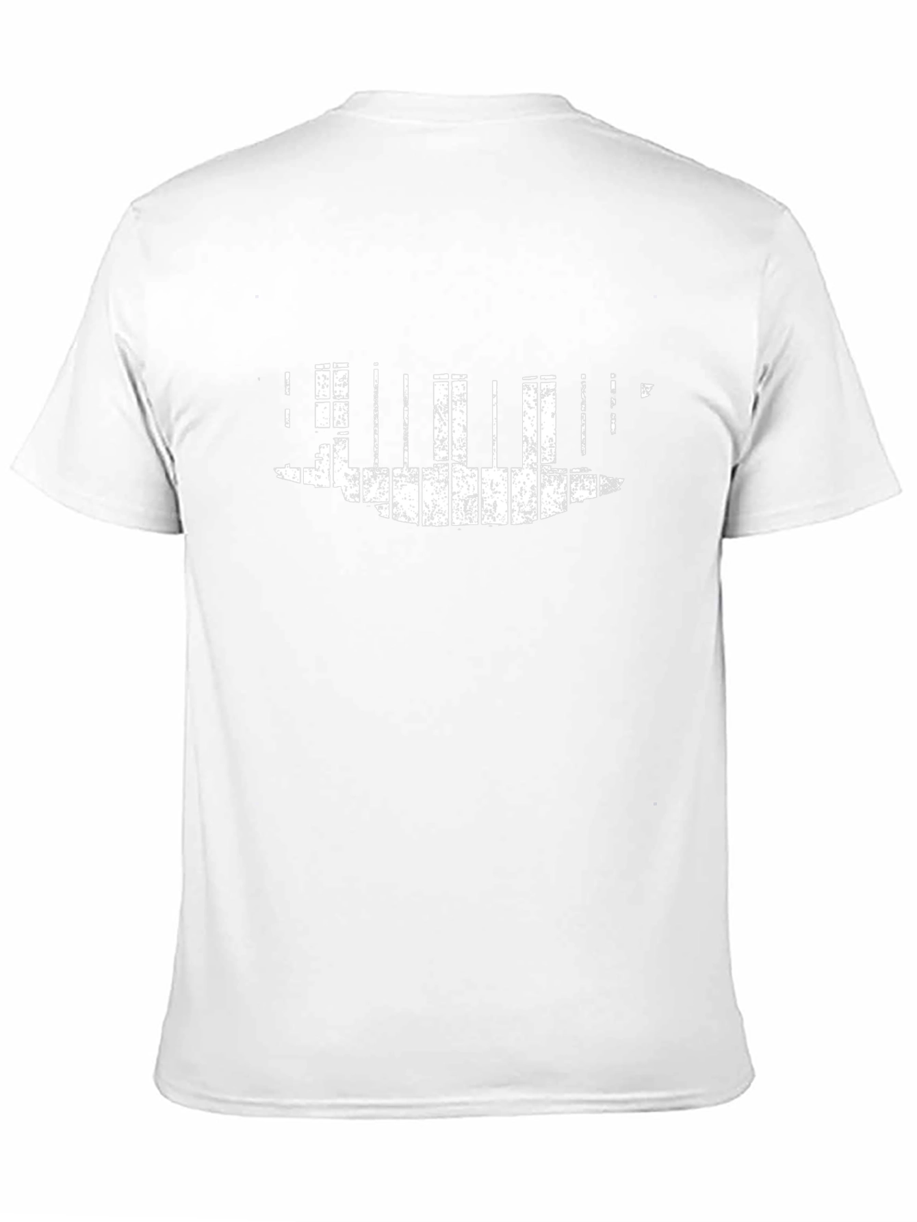 Piano Keys Graphic T-Shirt - Black