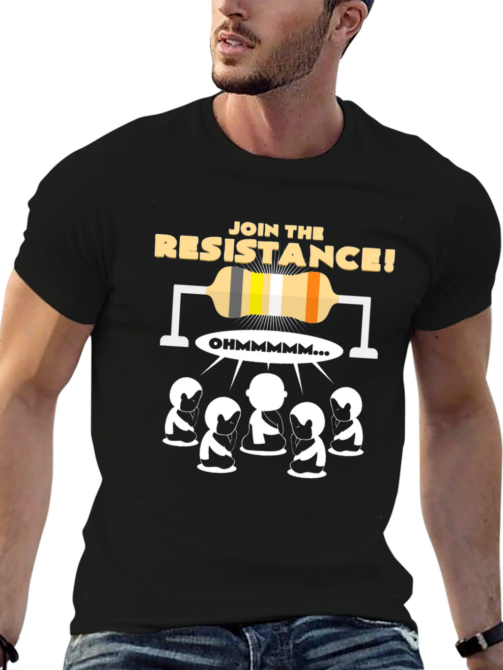 Join the Resistance T-Shirt: Funny Ohm Pun