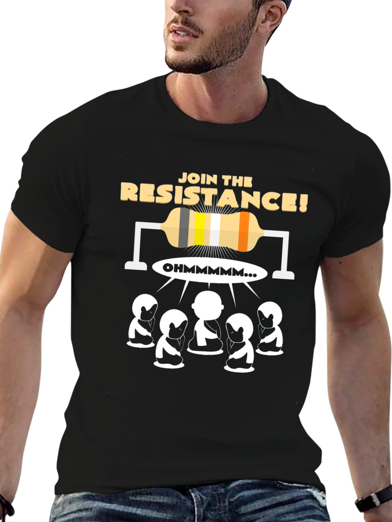 Join the Resistance T-Shirt: Funny Ohm Pun