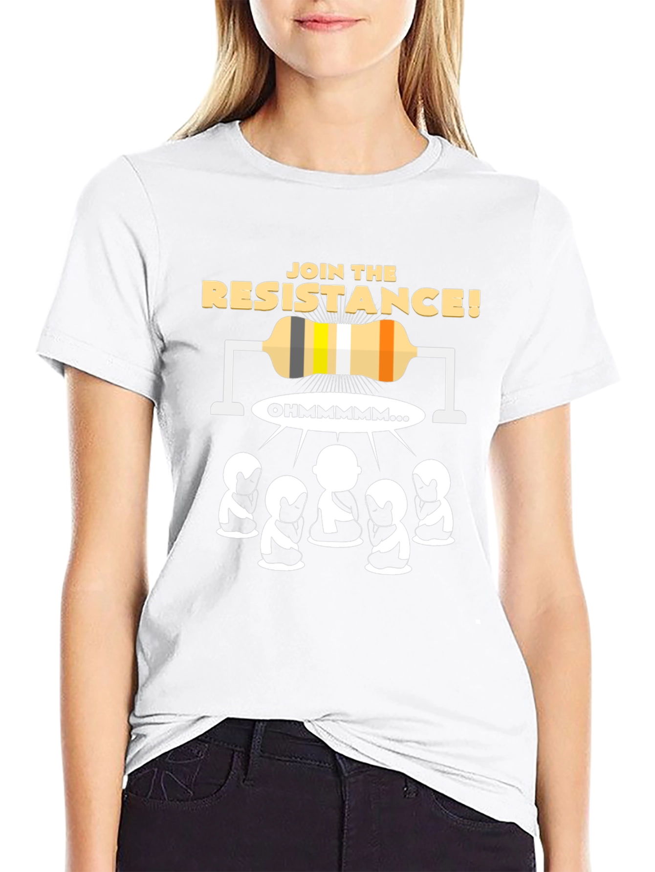 Join the Resistance T-Shirt: Funny Ohm Pun
