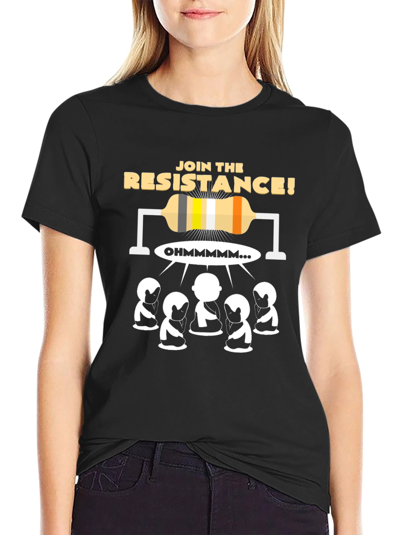 Join the Resistance T-Shirt: Funny Ohm Pun