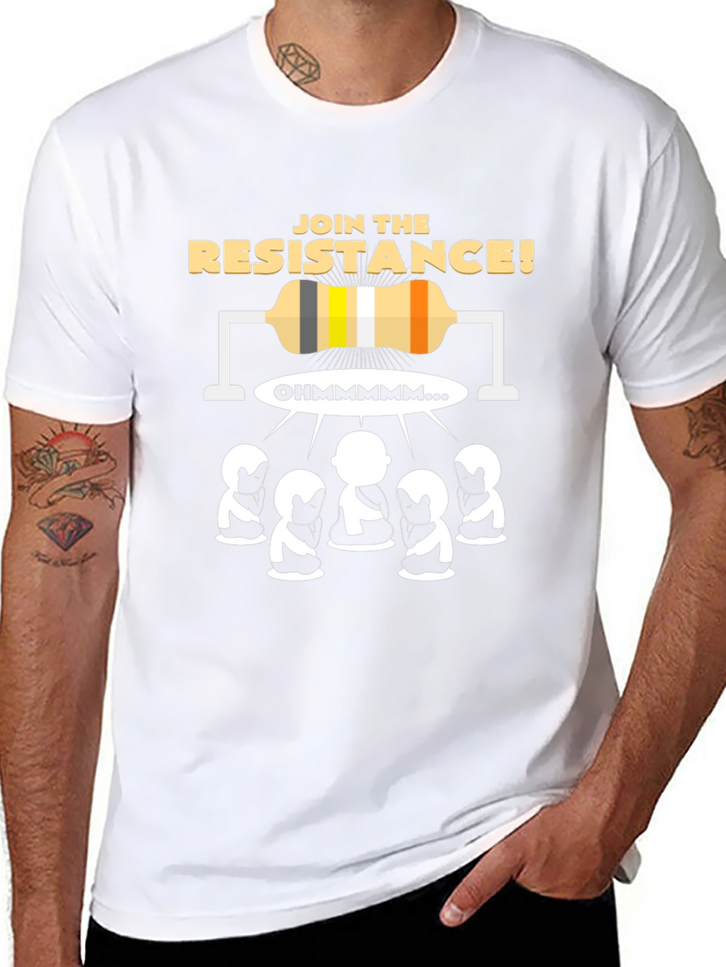 Join the Resistance T-Shirt: Funny Ohm Pun