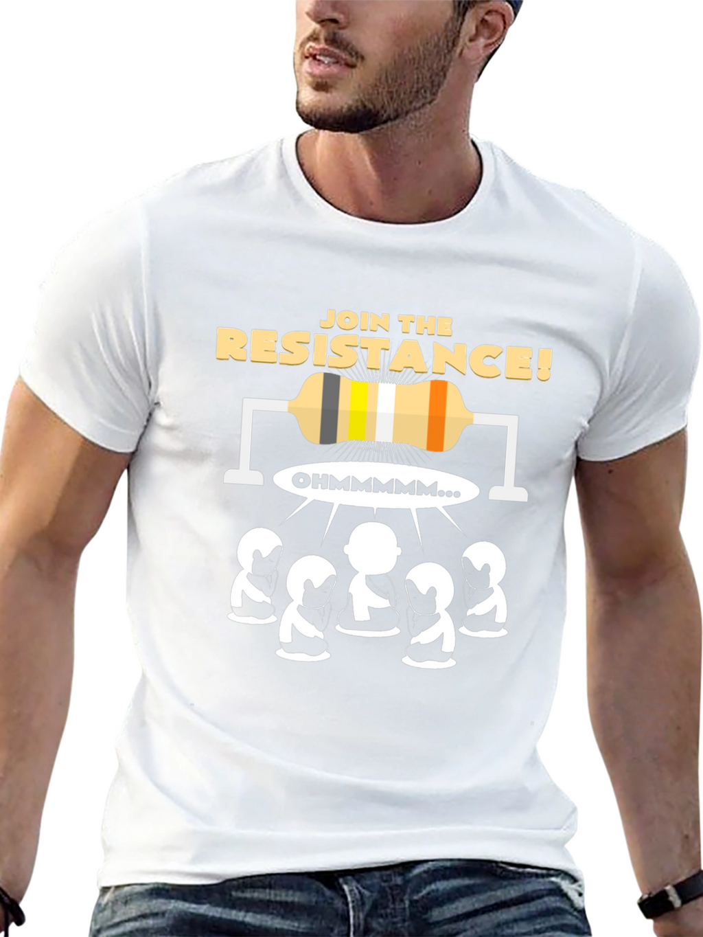 Join the Resistance T-Shirt: Funny Ohm Pun