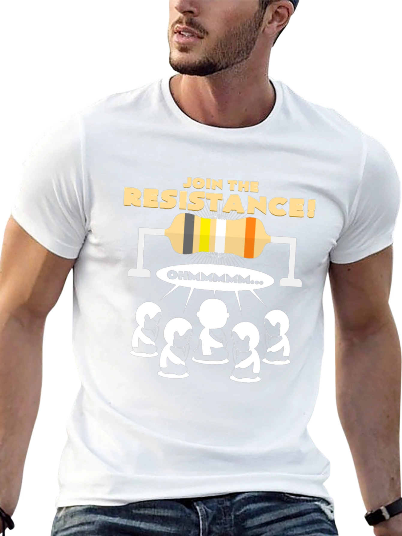 Join the Resistance T-Shirt: Funny Ohm Pun