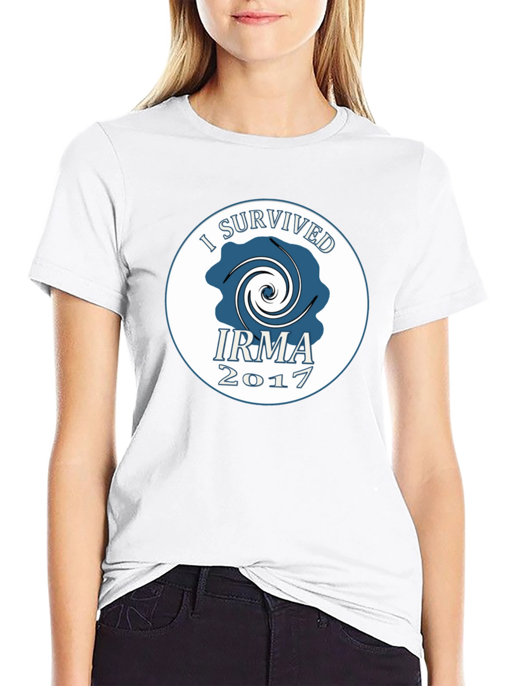 I Survived Irma 2017 Black T-Shirt