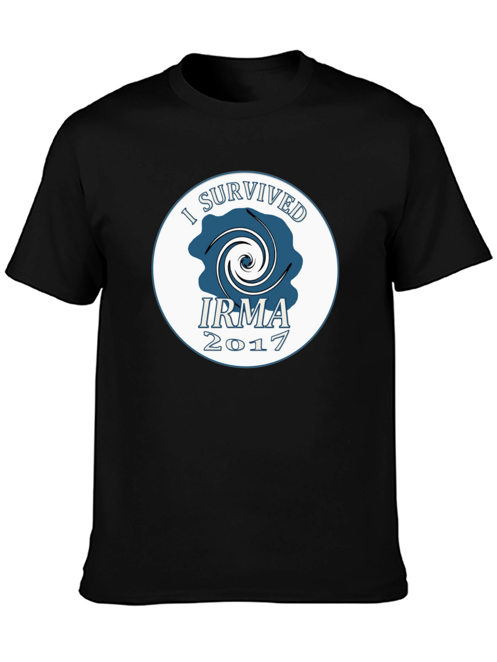 I Survived Irma 2017 Black T-Shirt