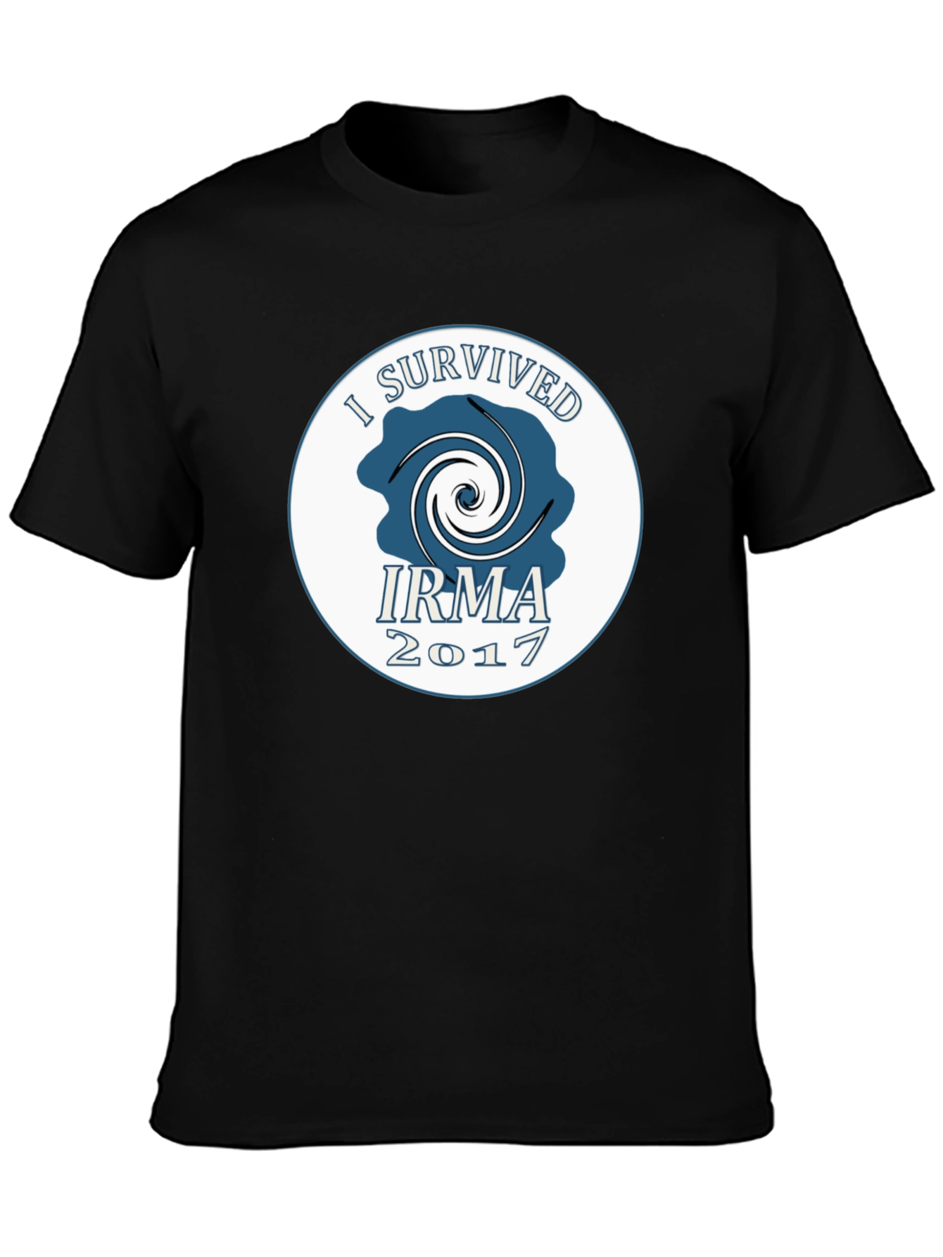 I Survived Irma 2017 Black T-Shirt
