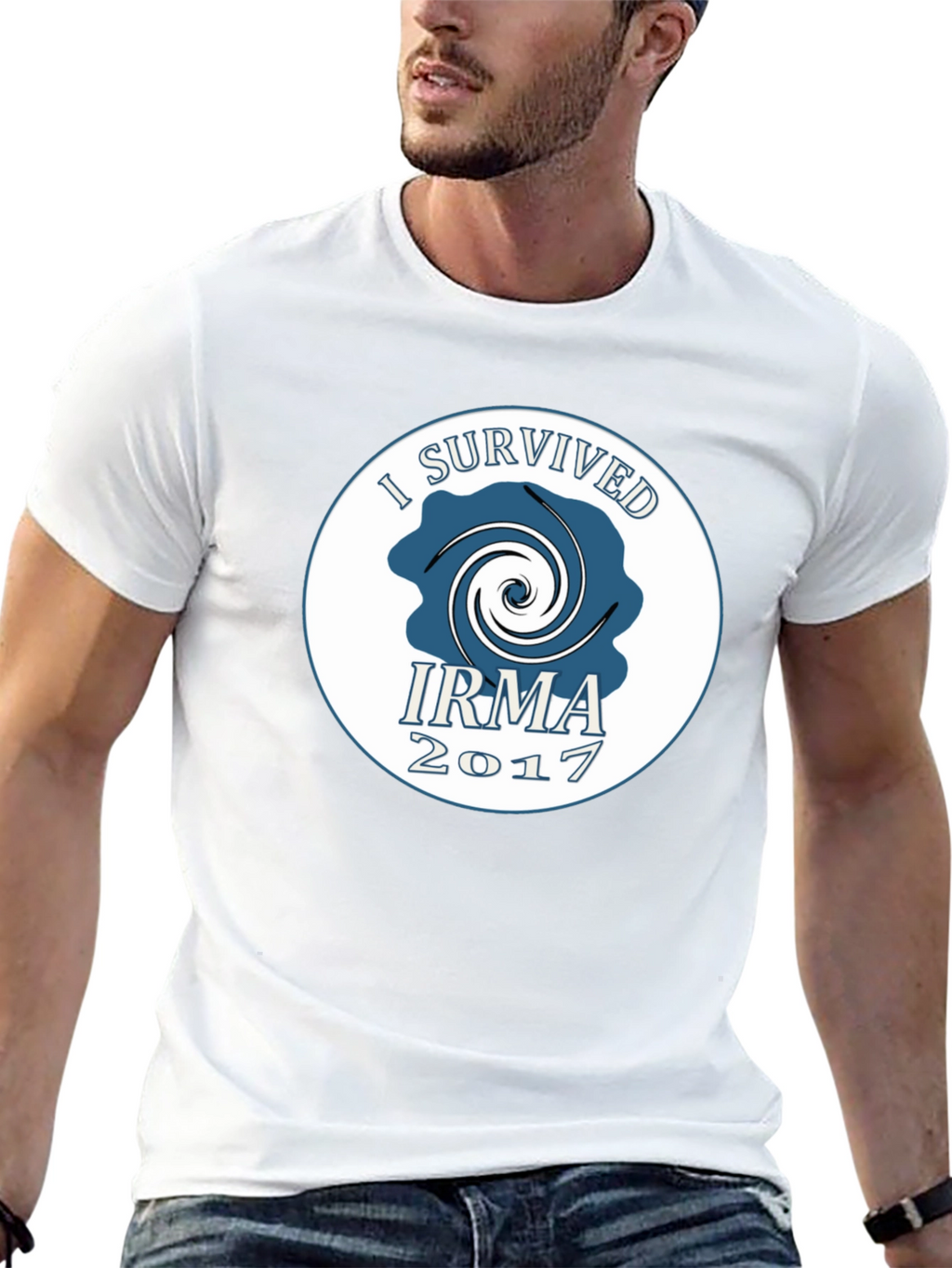 I Survived Irma 2017 Black T-Shirt