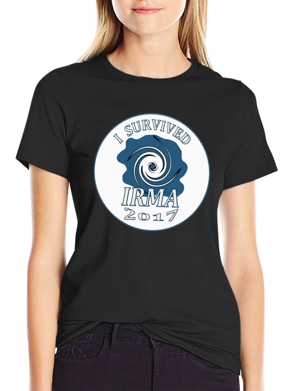 I Survived Irma 2017 Black T-Shirt