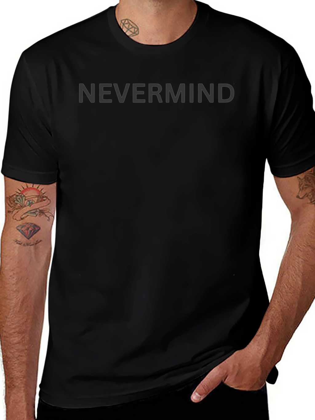 Nevermind Graphic Tee - Soft Cotton Blend