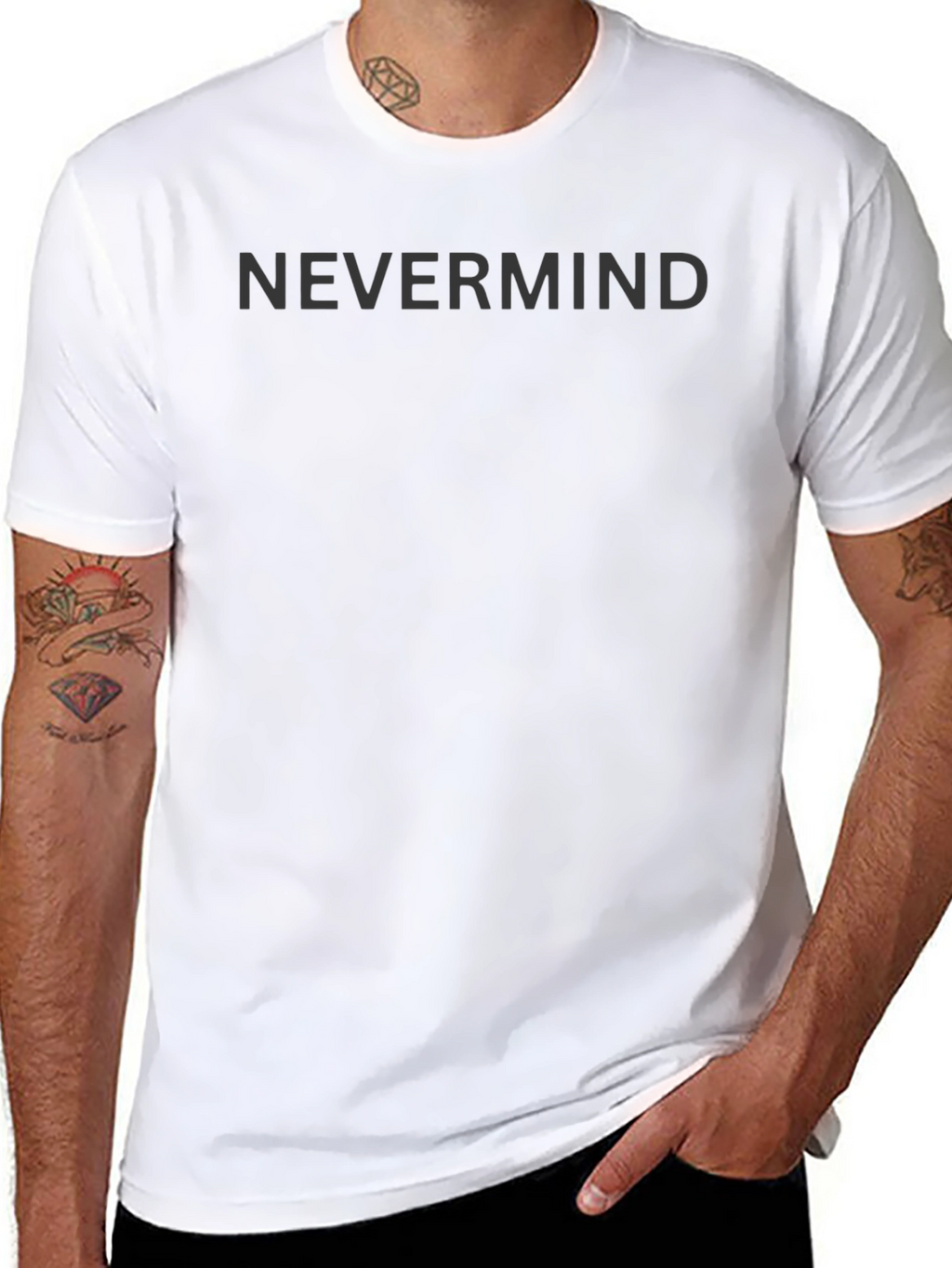 Nevermind Graphic Tee - Soft Cotton Blend