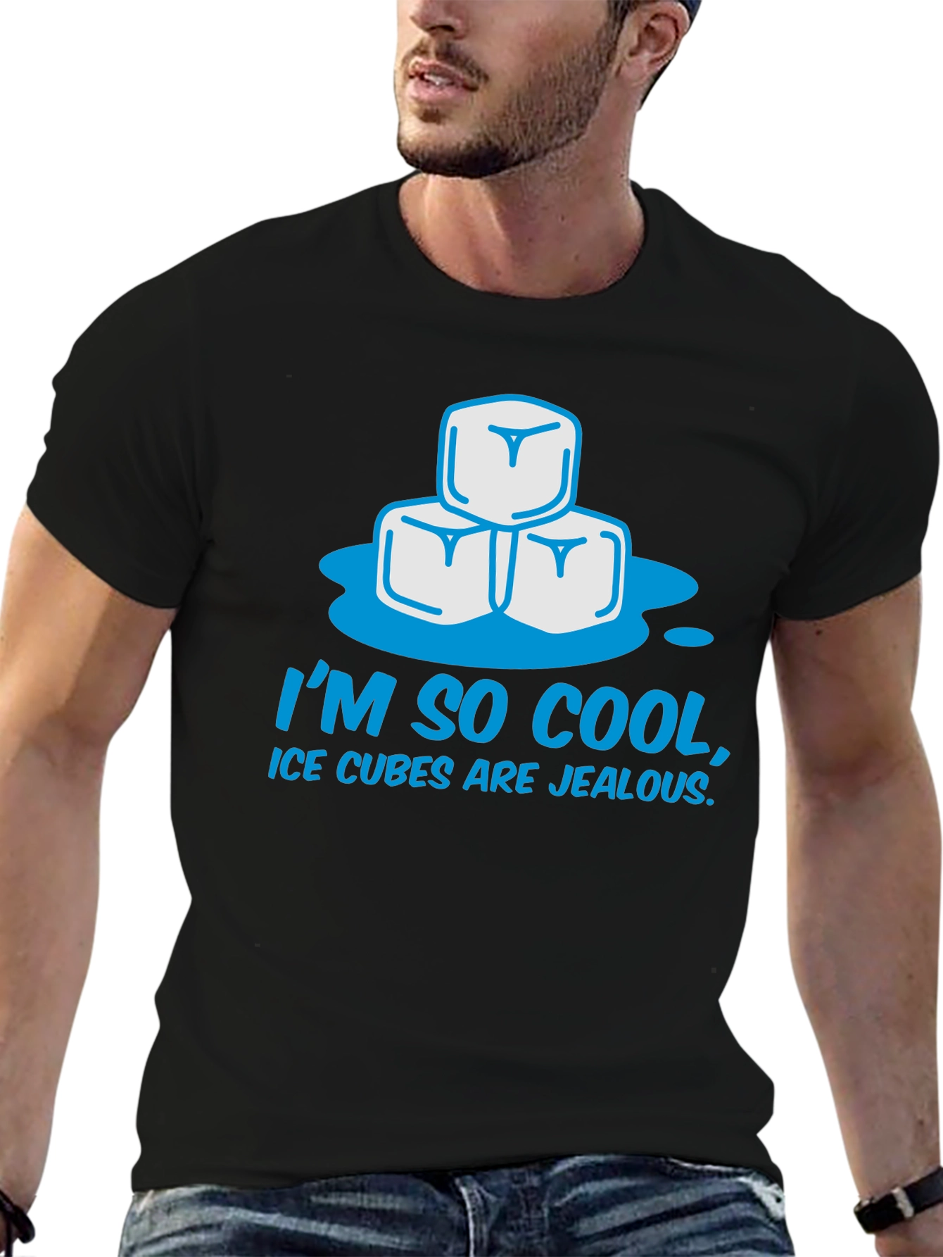 Cool Ice Cubes Graphic T-Shirt