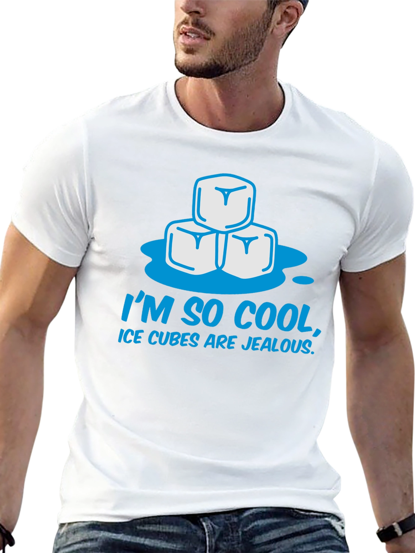 Cool Ice Cubes Graphic T-Shirt