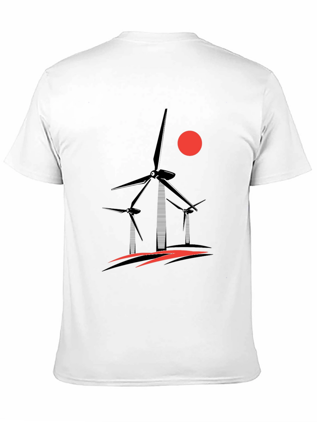 Wind Turbine Graphic T-Shirt