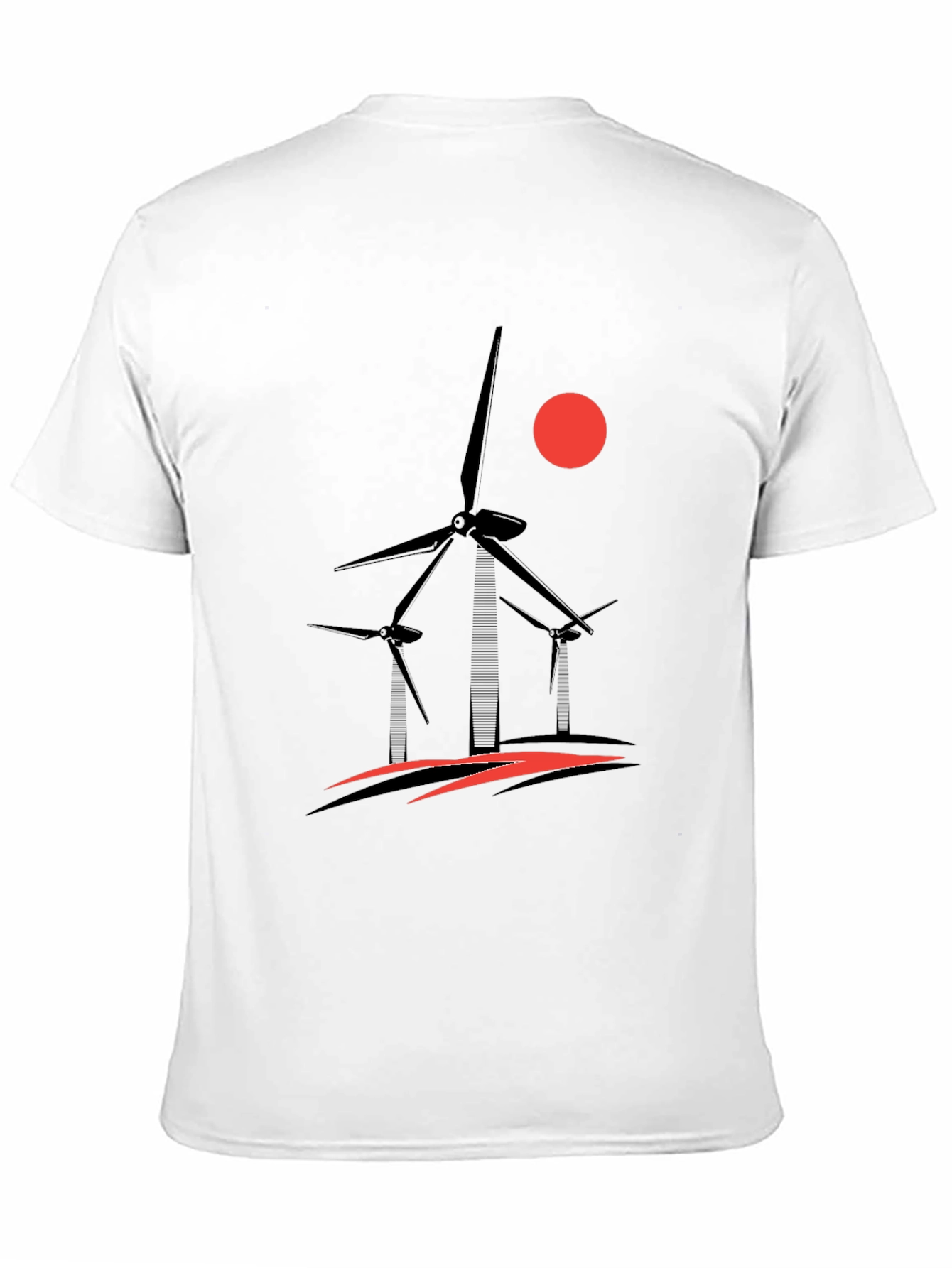 Wind Turbine Graphic T-Shirt