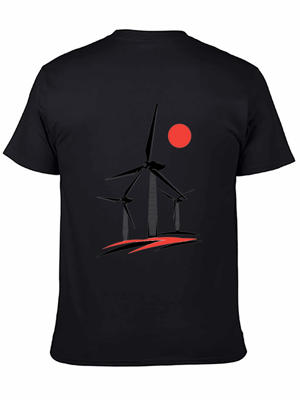 Wind Turbine Graphic T-Shirt