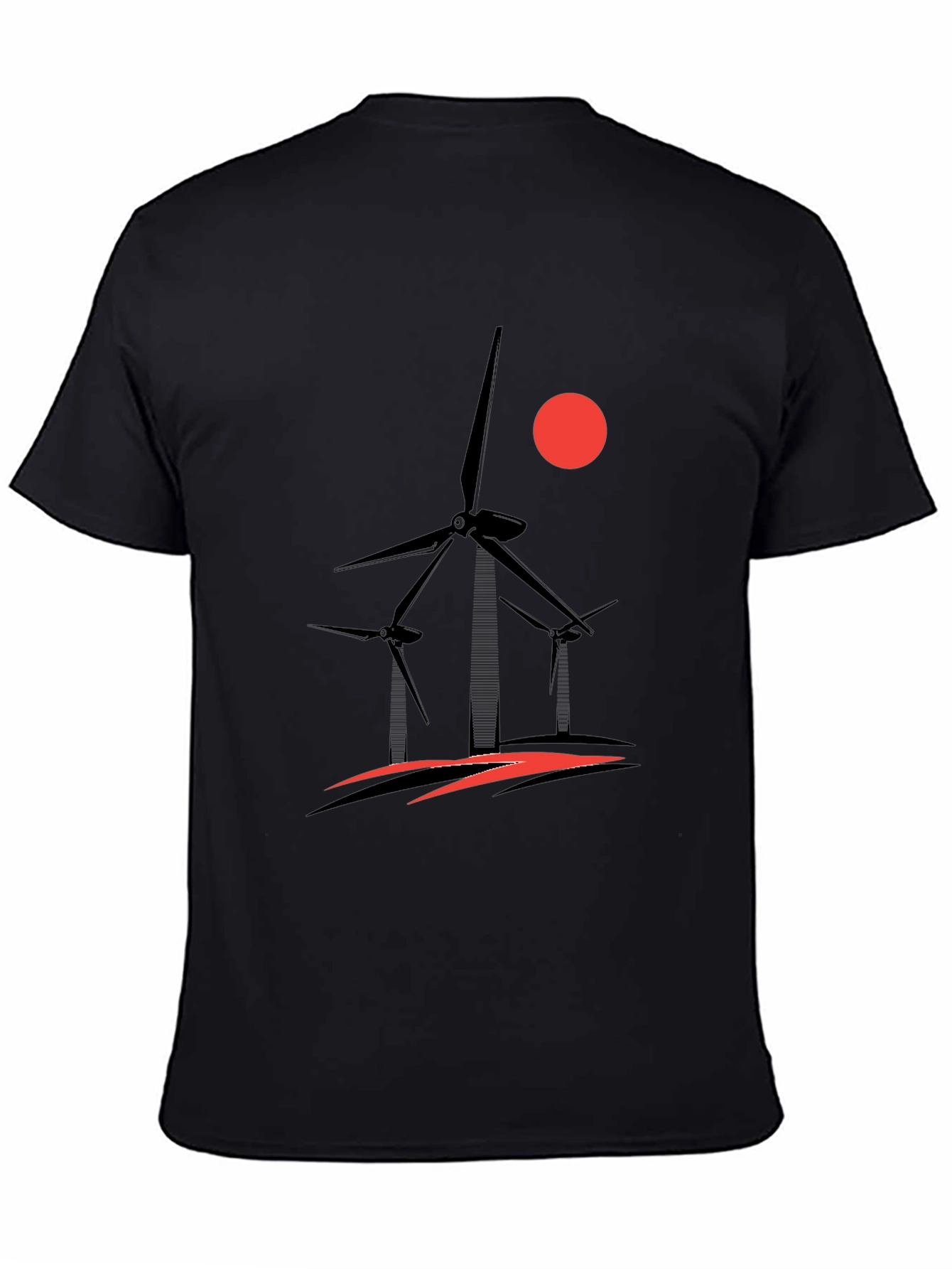 Wind Turbine Graphic T-Shirt