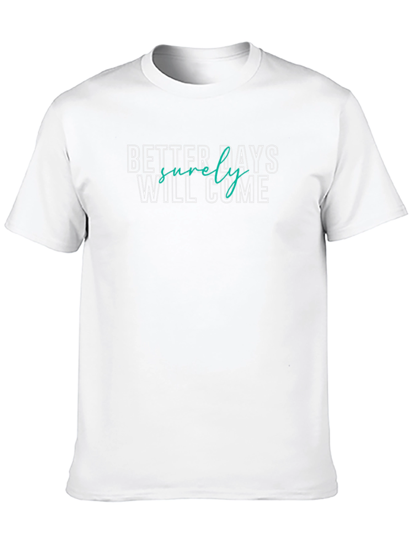 Better Days Will Come Graphic Tee - Black