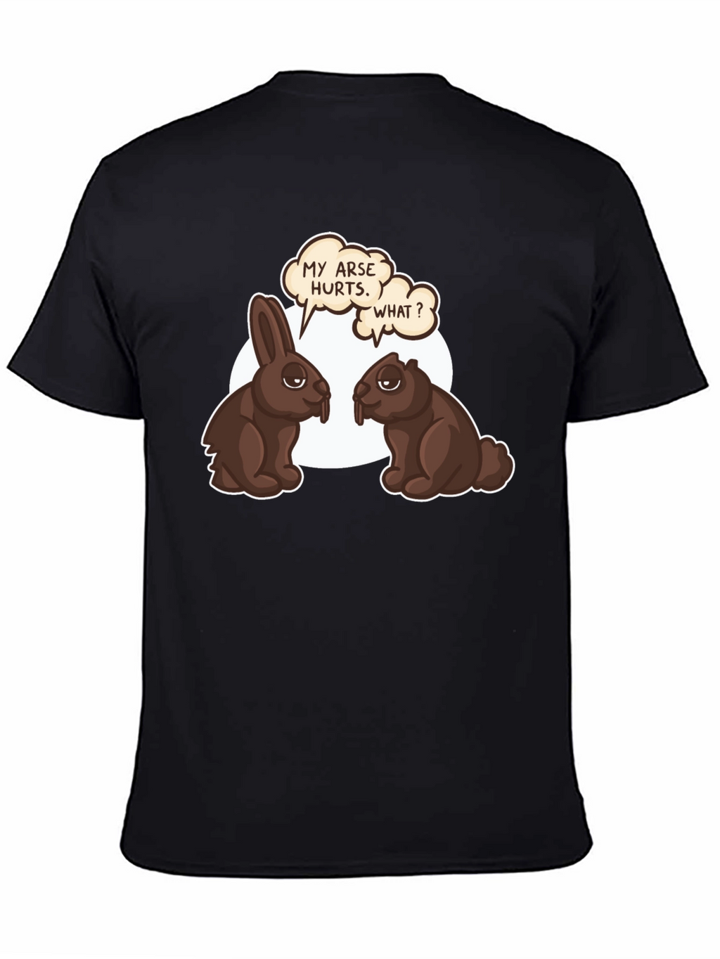 Funny Chocolate Bunny & Beaver T-Shirt