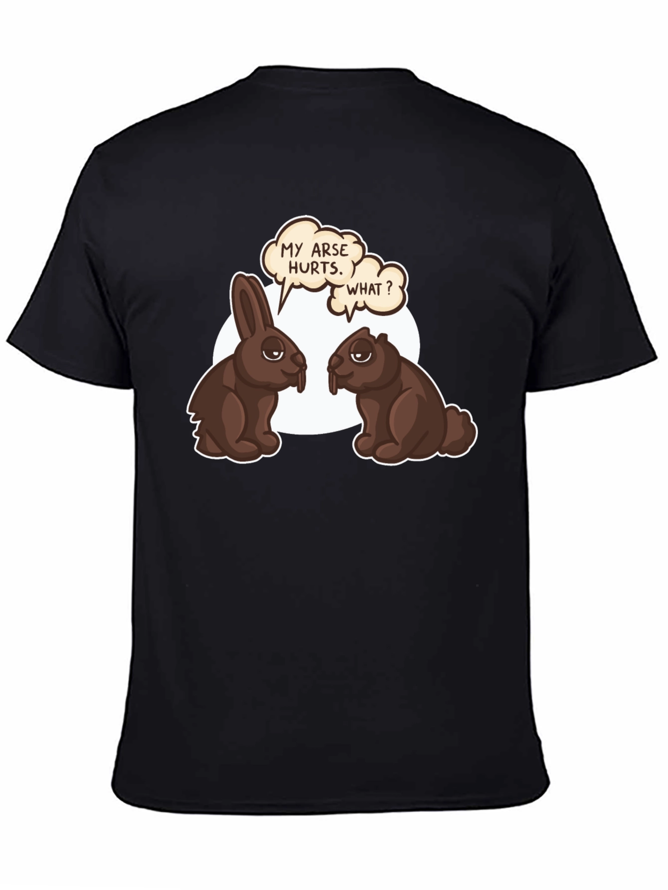 Funny Chocolate Bunny & Beaver T-Shirt