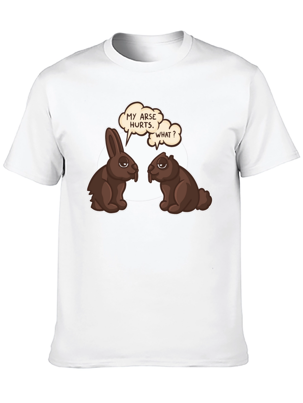 Funny Chocolate Bunny & Beaver T-Shirt