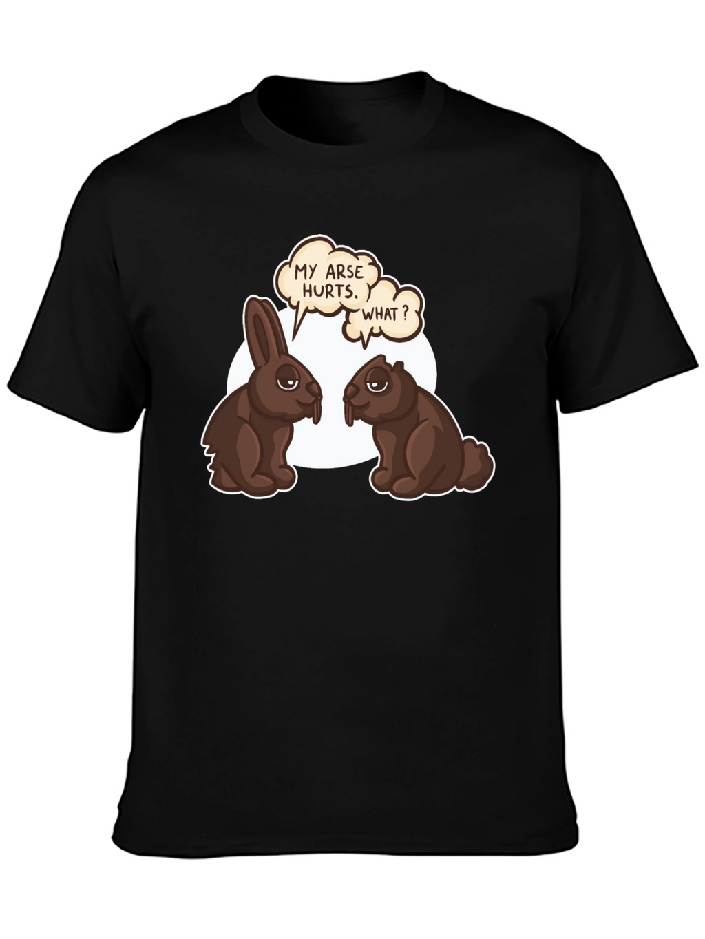 Funny Chocolate Bunny & Beaver T-Shirt