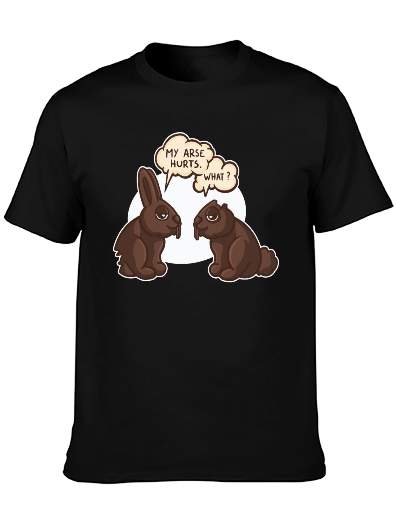 Funny Chocolate Bunny & Beaver T-Shirt