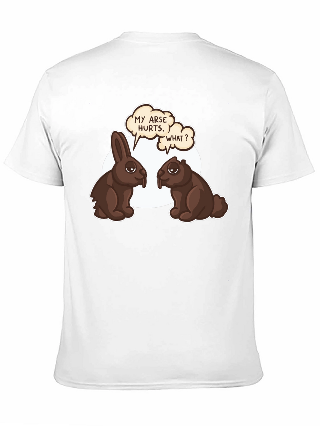 Funny Chocolate Bunny & Beaver T-Shirt