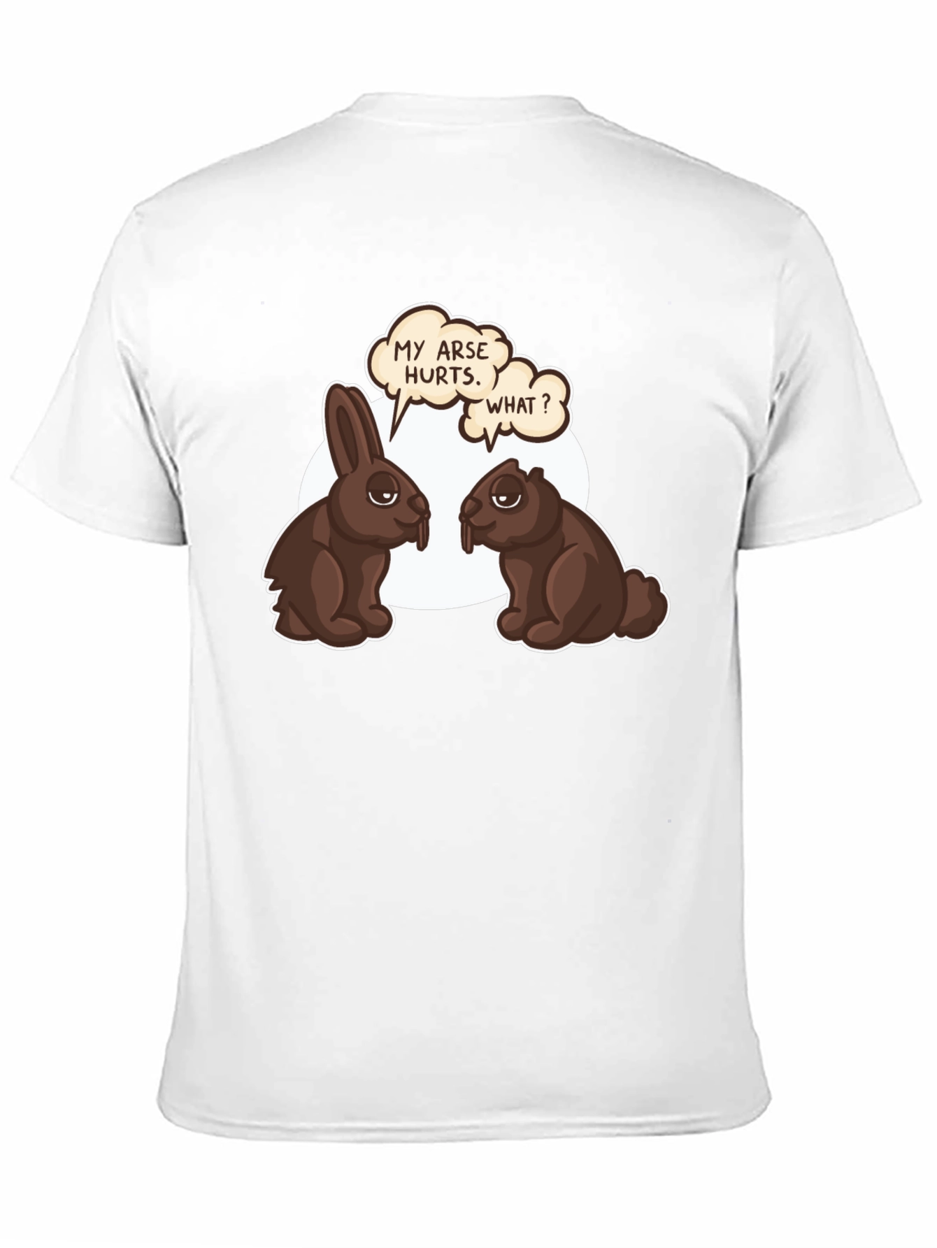 Funny Chocolate Bunny & Beaver T-Shirt