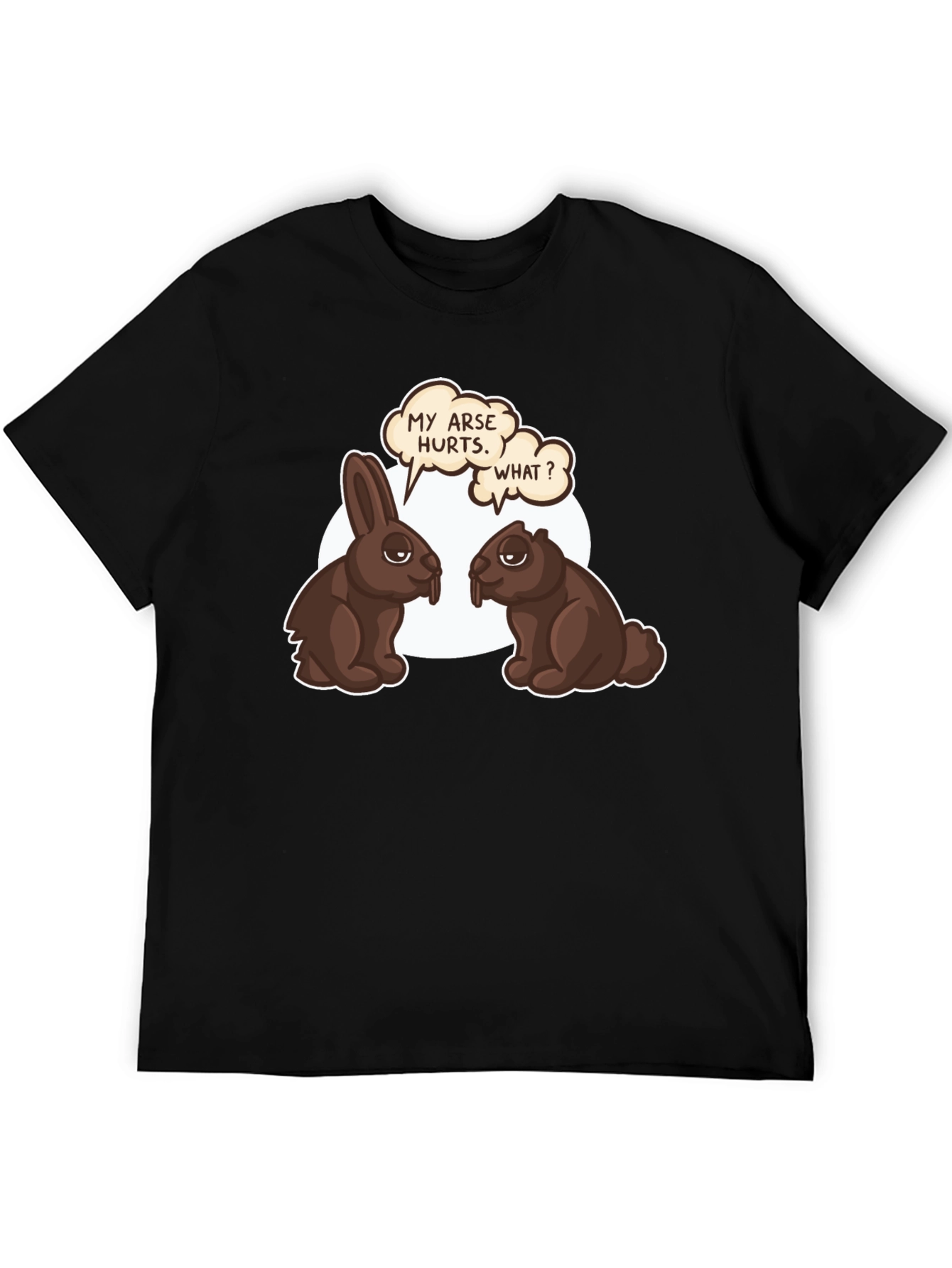 Funny Chocolate Bunny & Beaver T-Shirt