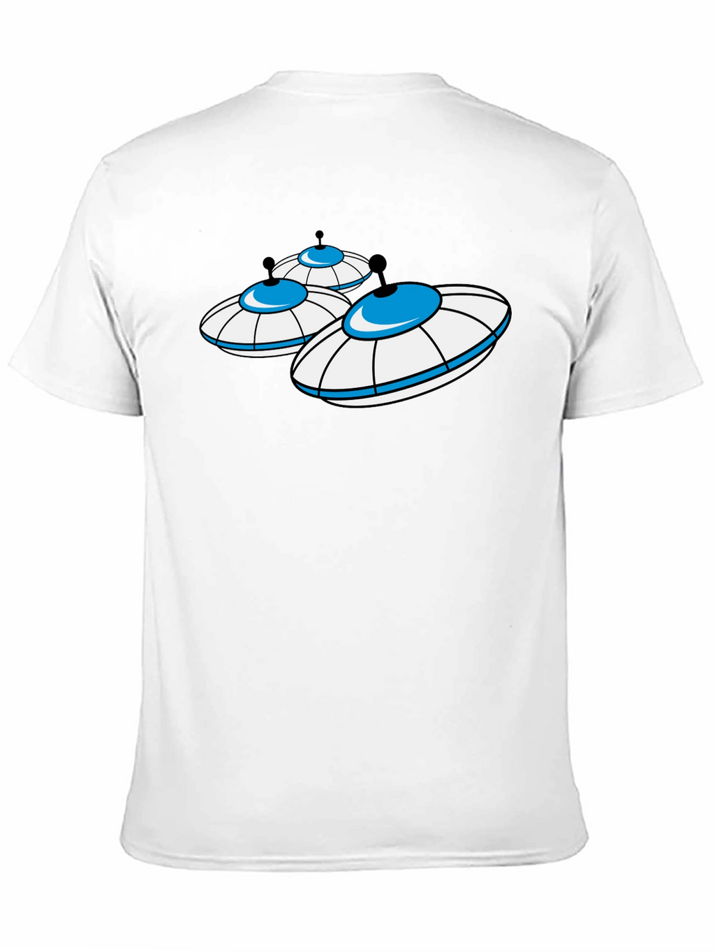 UFO Graphic Tee - Black Cotton T-Shirt