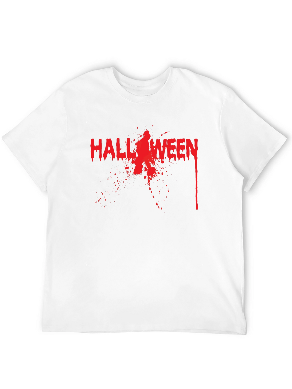 Halloween Blood Splatter Graphic Tee