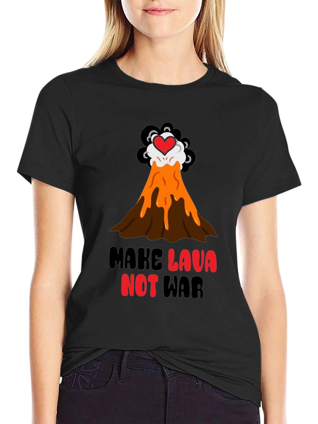 Make Lava Not War T-Shirt