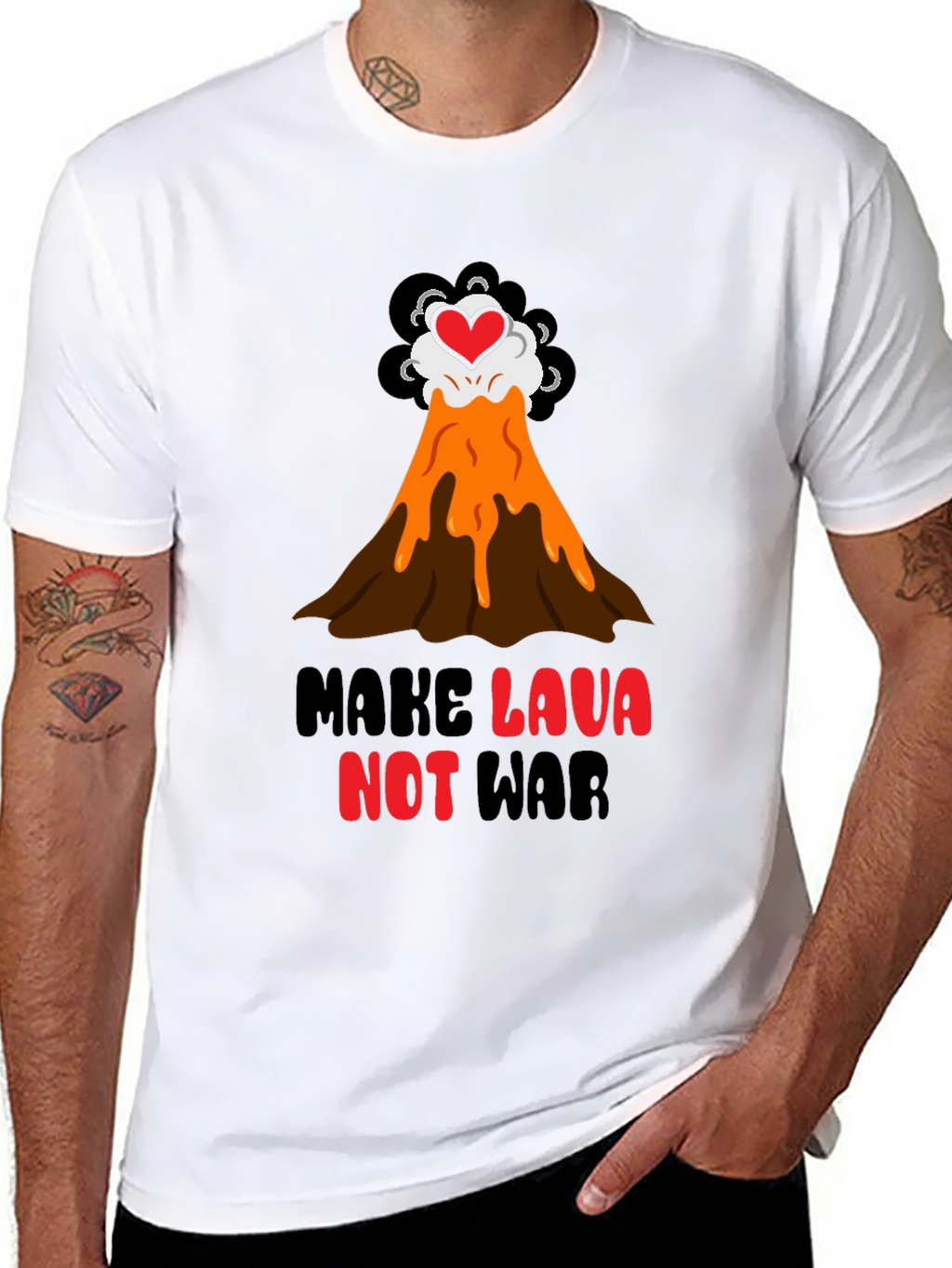 Make Lava Not War T-Shirt