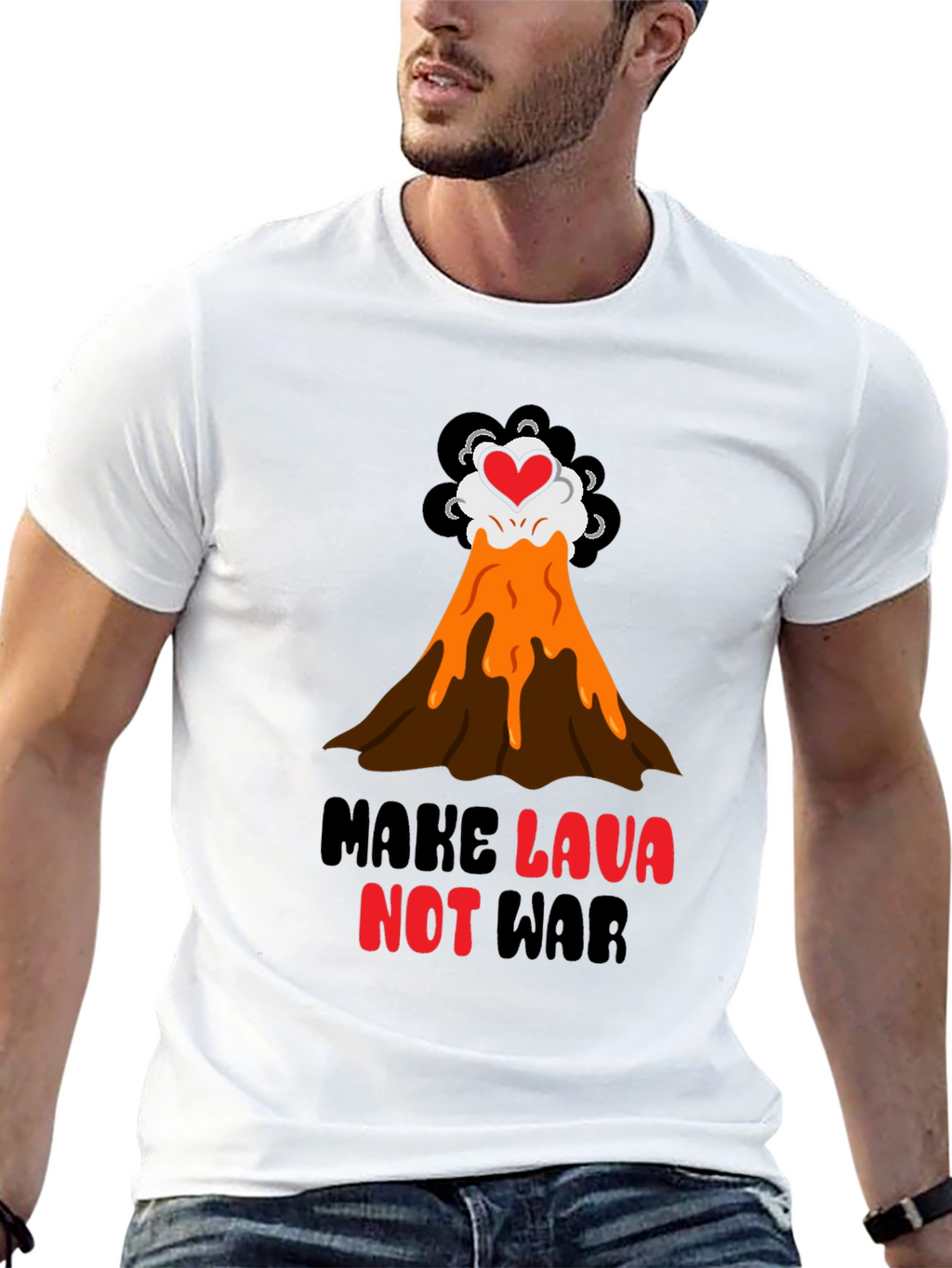 Make Lava Not War T-Shirt