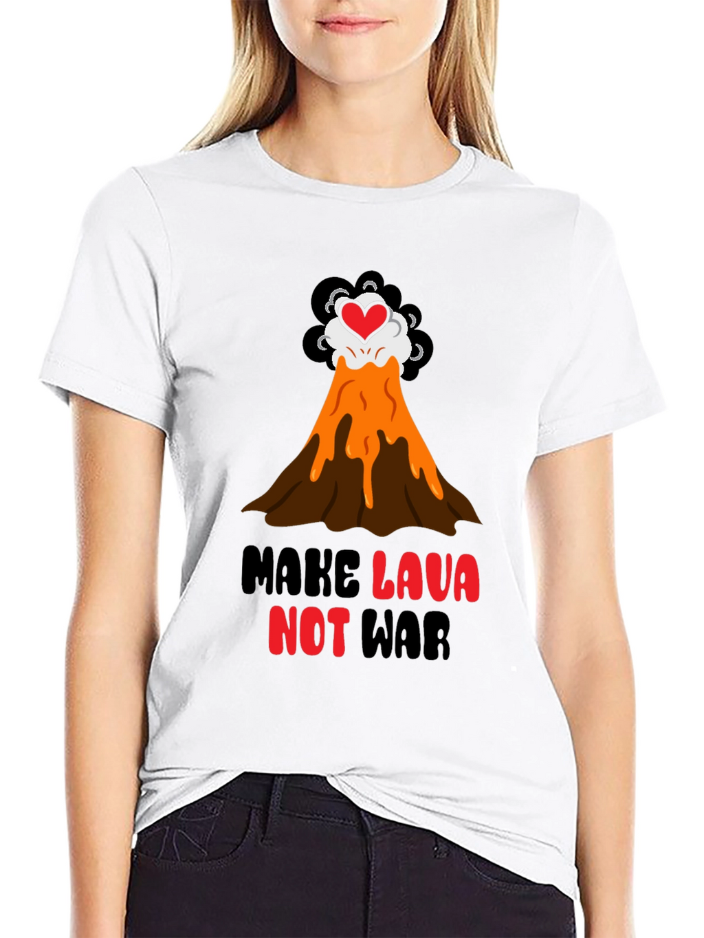 Make Lava Not War T-Shirt