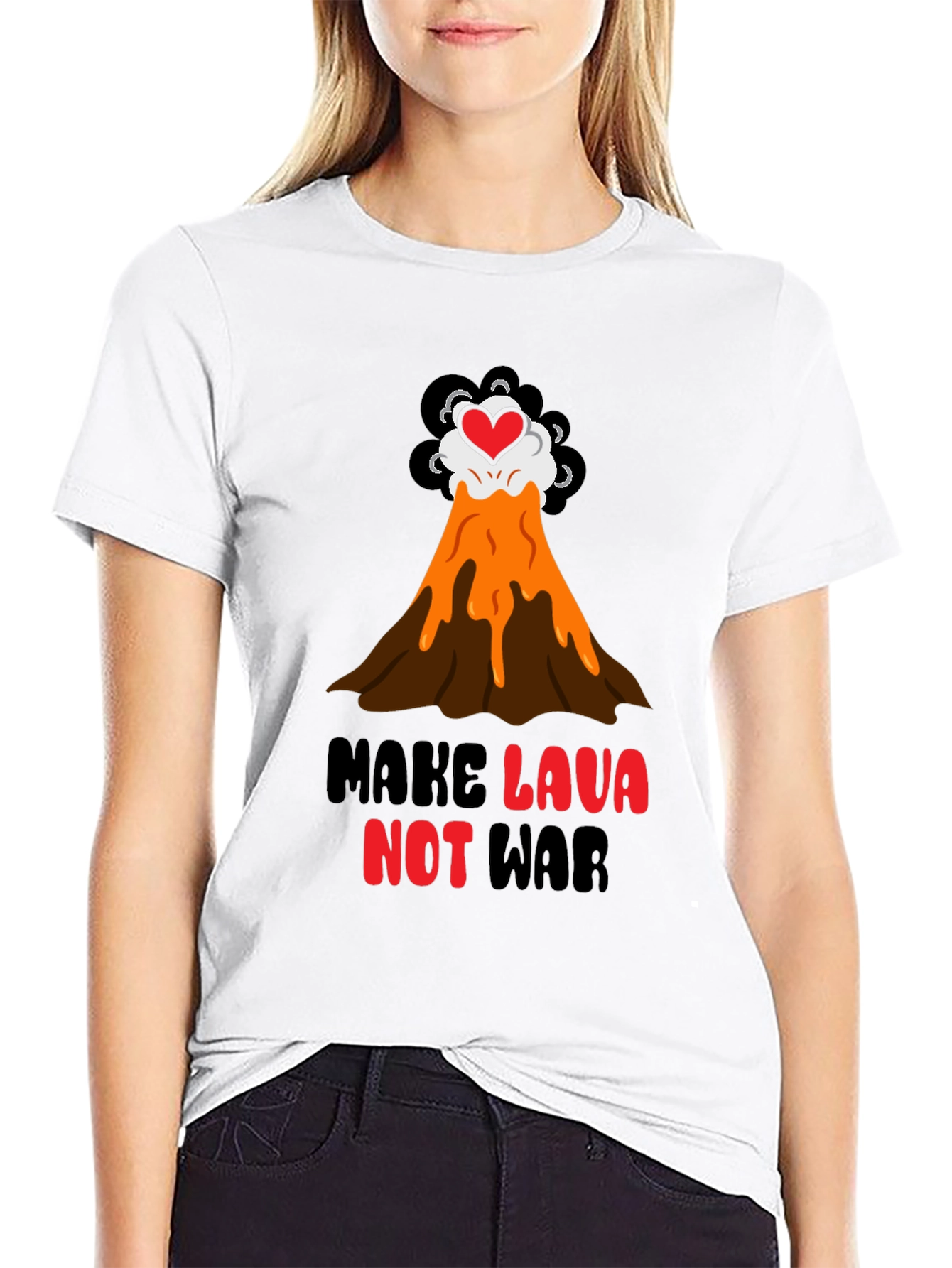 Make Lava Not War T-Shirt