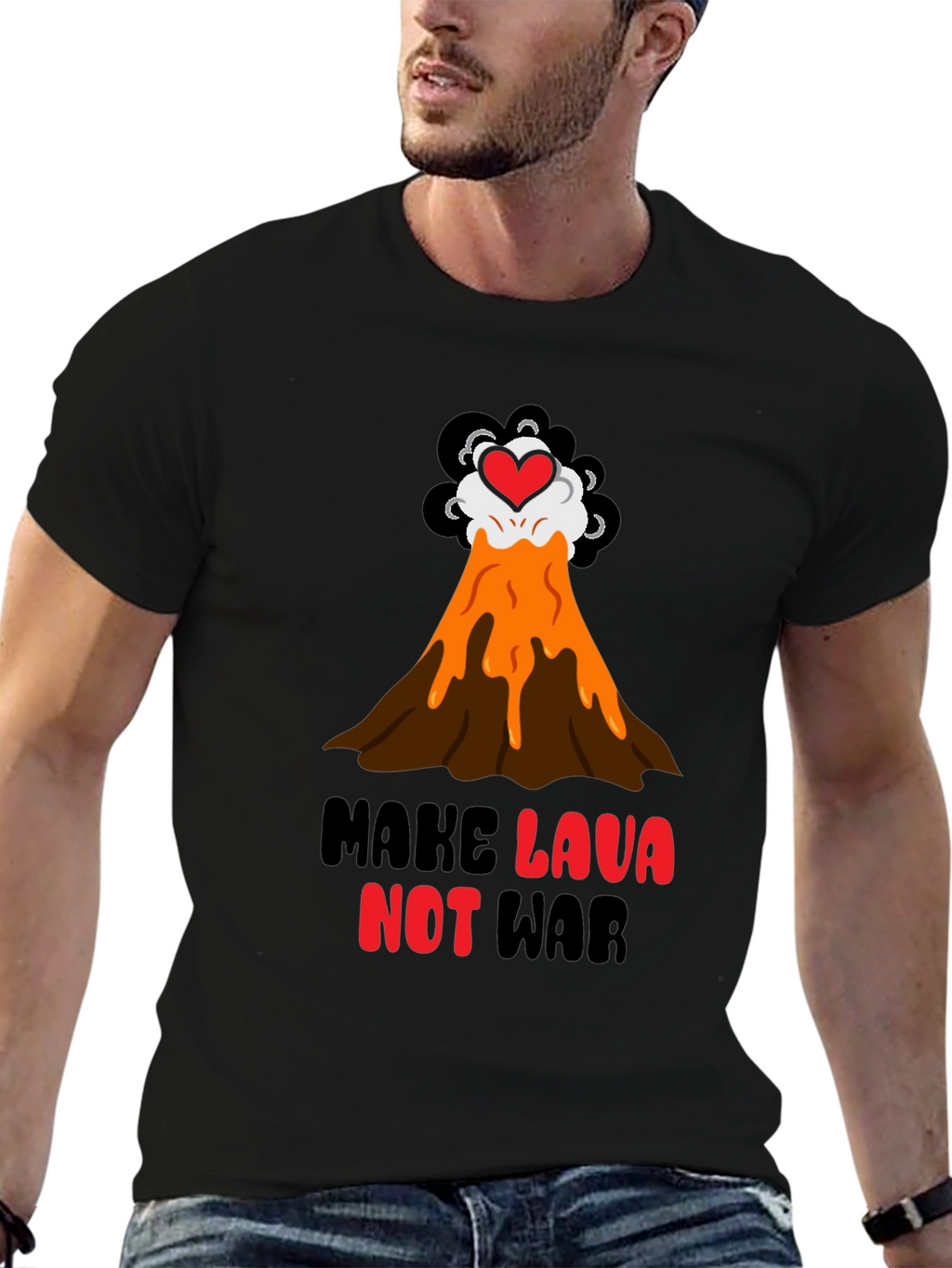 Make Lava Not War T-Shirt
