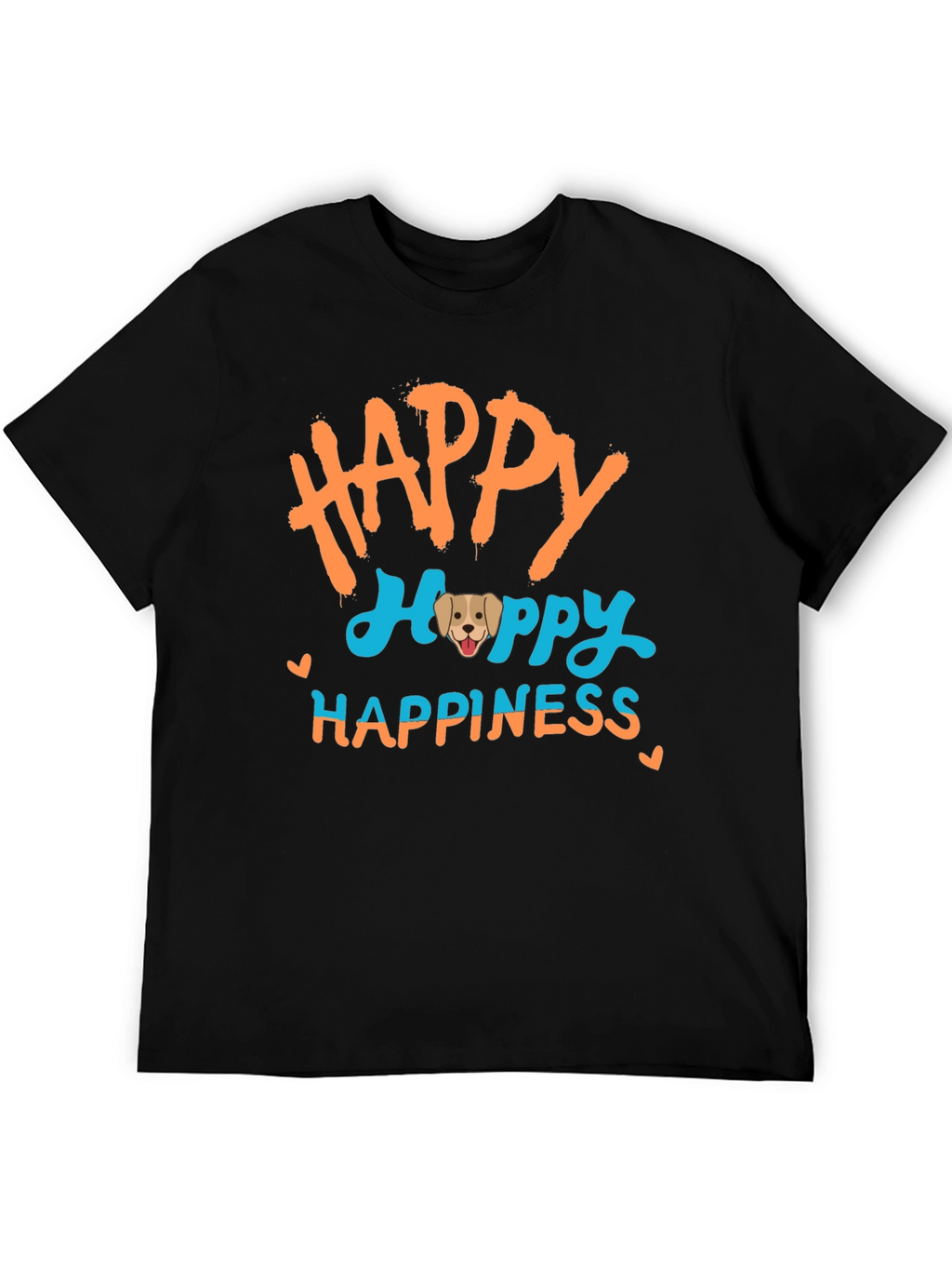 Happy Dog Happiness Graphic T-Shirt