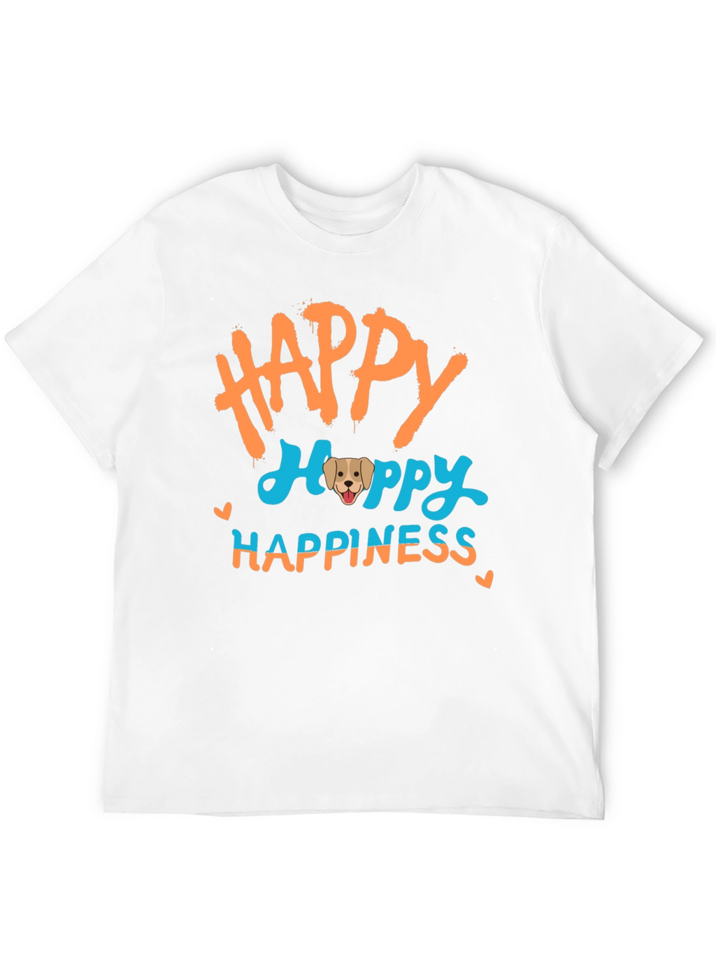 Happy Dog Happiness Graphic T-Shirt