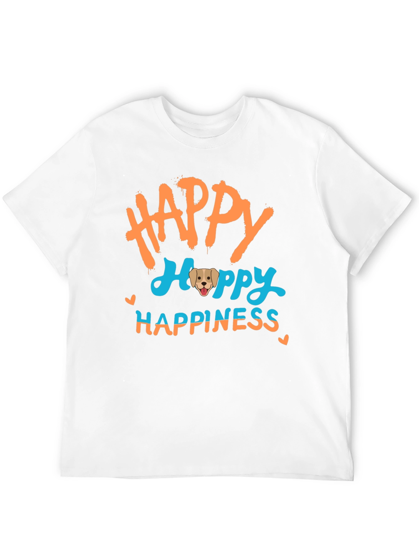 Happy Dog Happiness Graphic T-Shirt