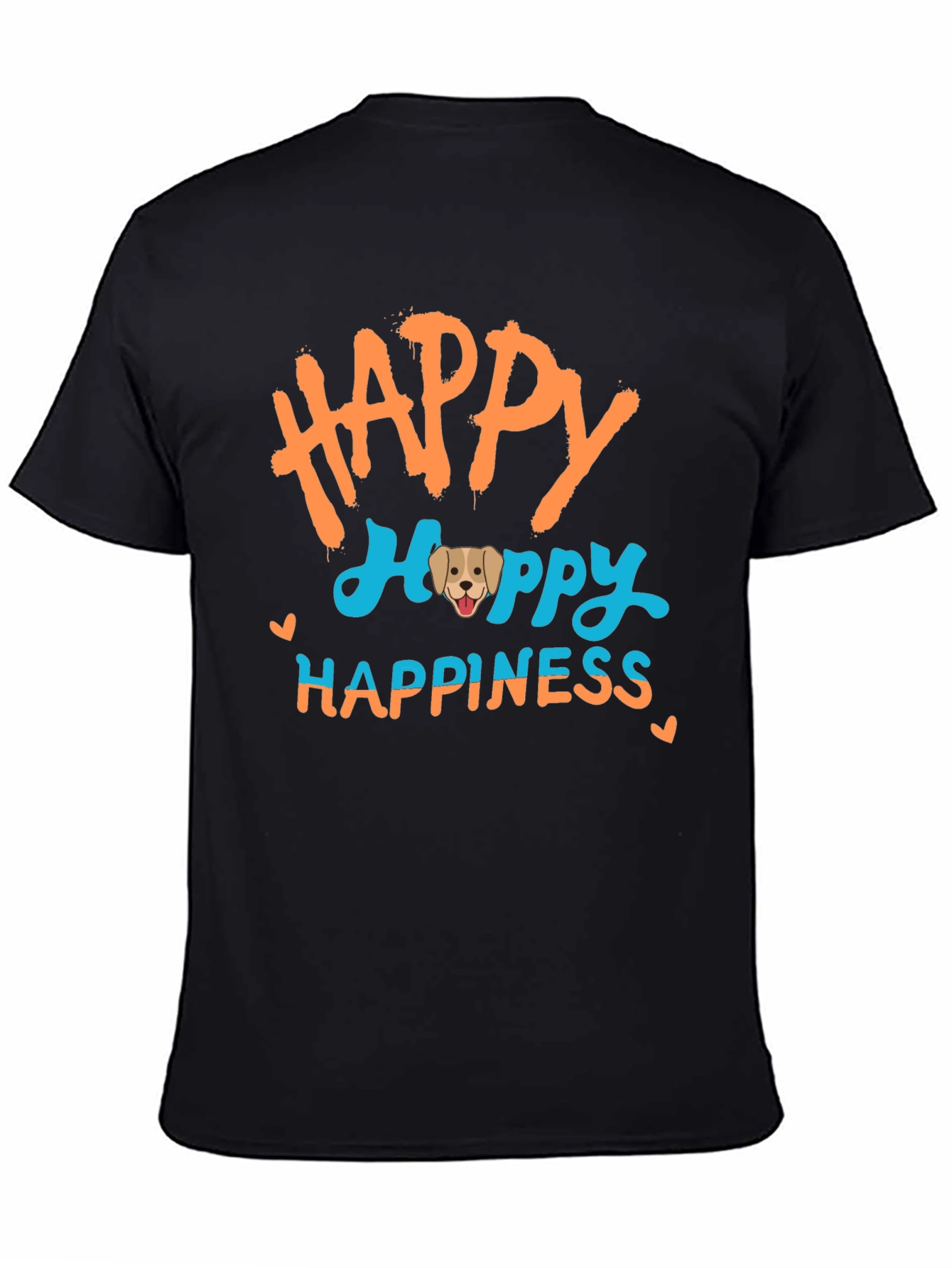 Happy Dog Happiness Graphic T-Shirt
