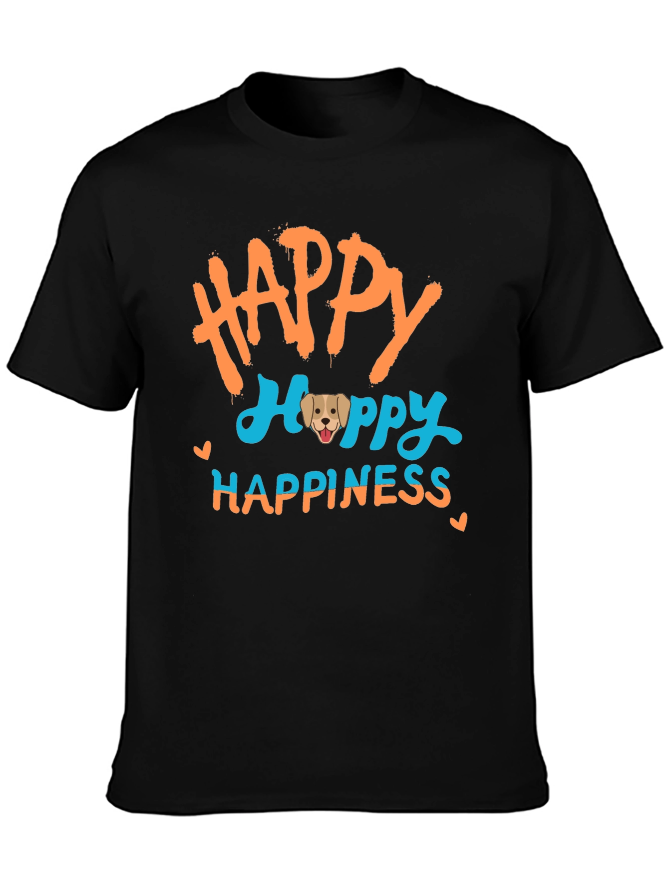 Happy Dog Happiness Graphic T-Shirt
